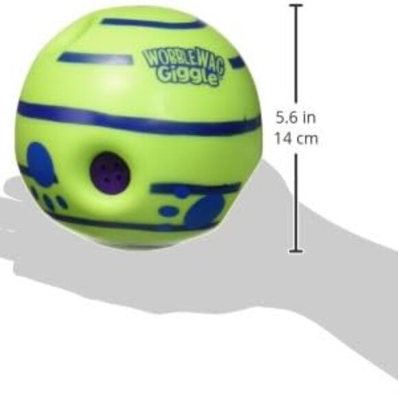 Ball, Interactive Dog Toy, Fun Giggle Sounds When Rolled or Shaken, Pets Know Be - Picture 3 of 9